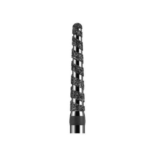 Freze diamantate TURBO T 850 cu cap con rotunjit